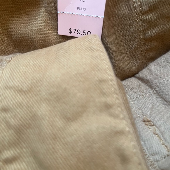 Mustard Yellow crop Pants from the Loft - Picture 5 of 7